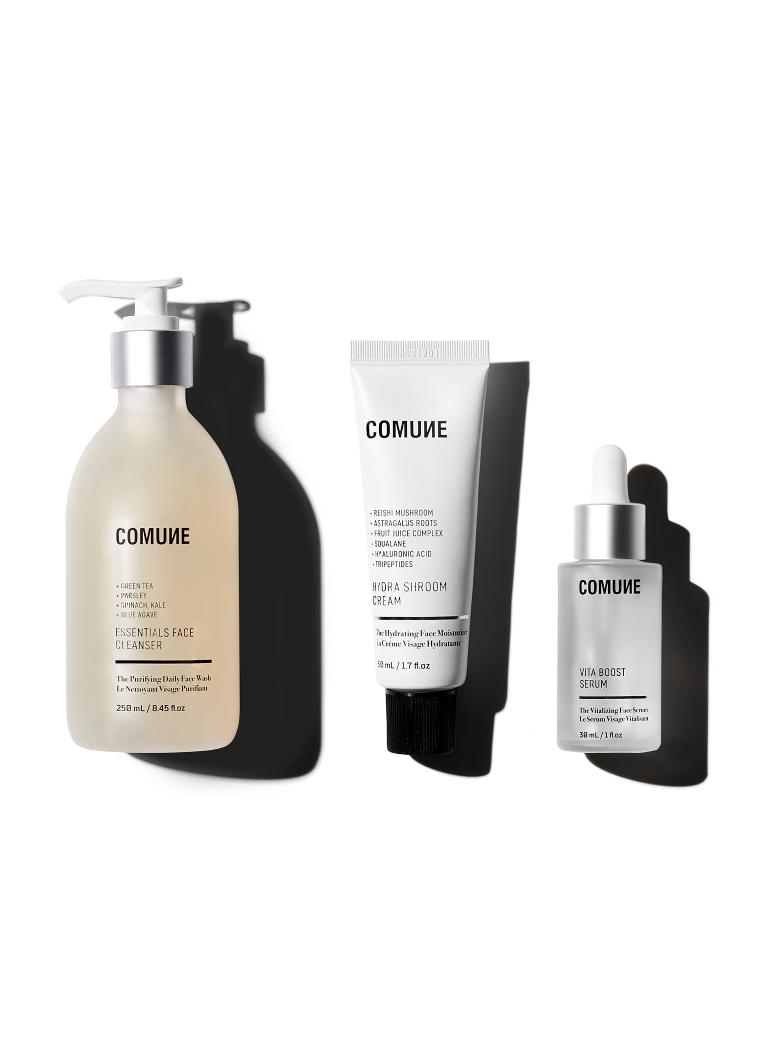 DAILY SKINCARE TORIO(クレンザー+保湿クリーム+セラム)