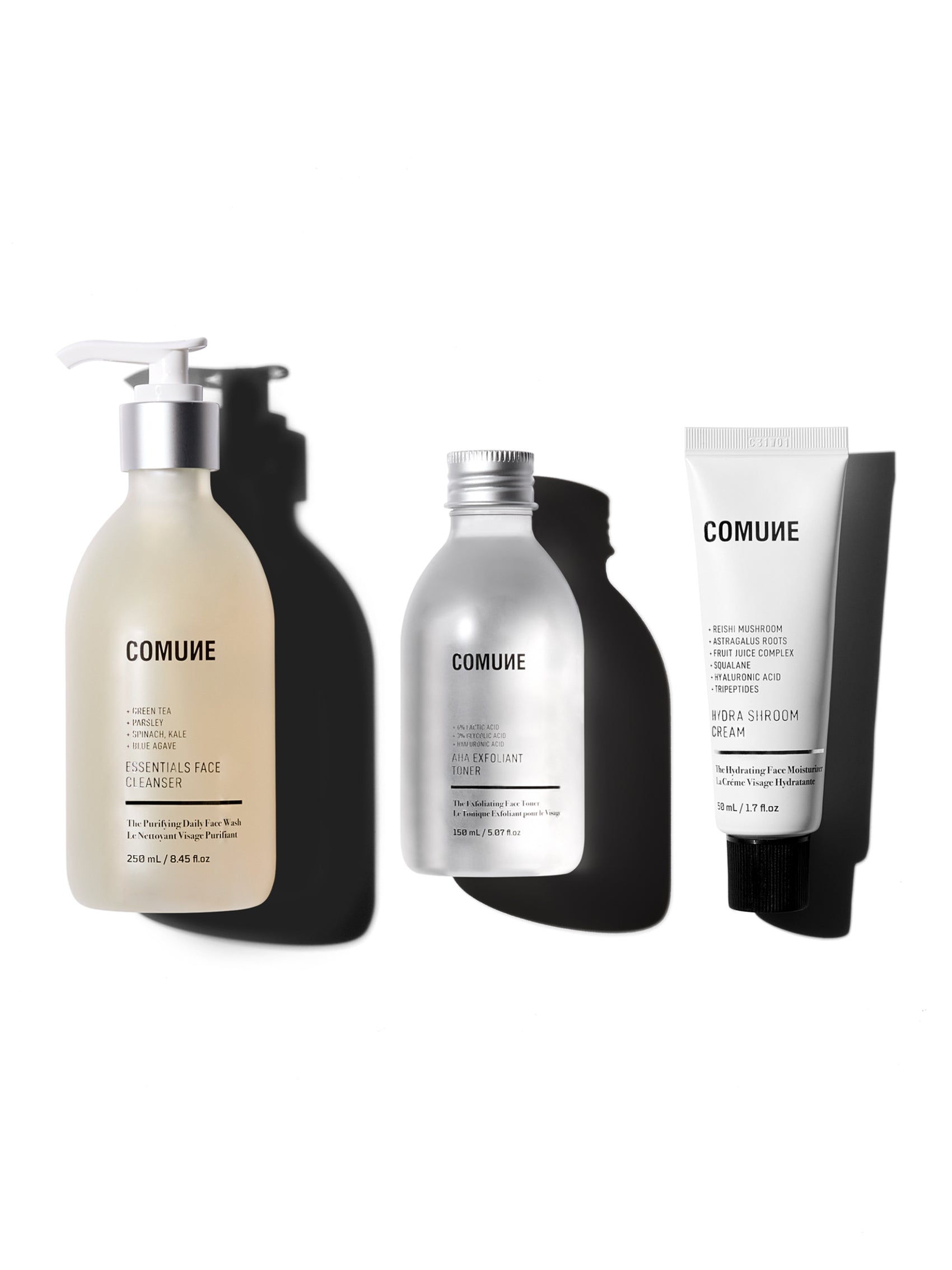 CLEAR + NOURISH SKINCARE TORIO(クレンザー+角質除去トナー+保湿クリーム)