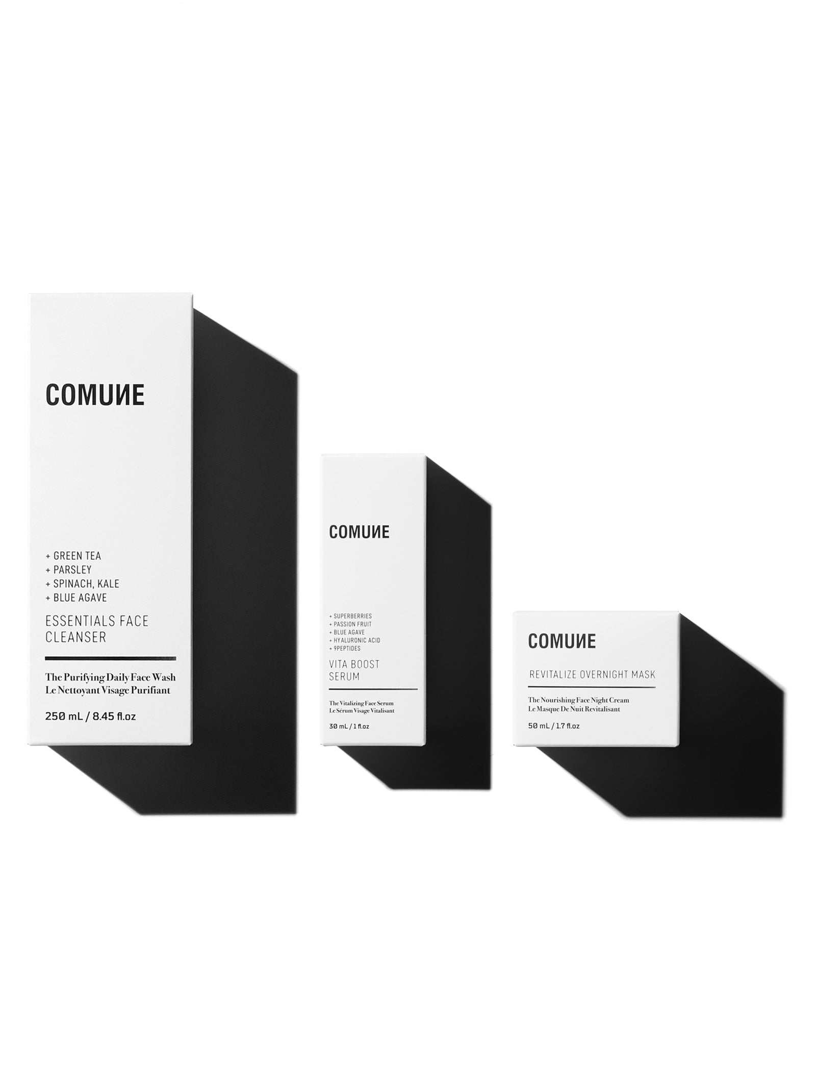 COMUNE スキンケア五点フルセット ESSENTIALS COLLECTION KIT